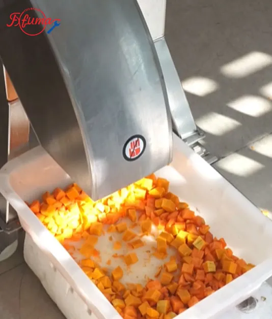 pumpkin dicing machine