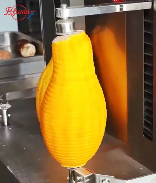 pumpkin/squash peeling machine