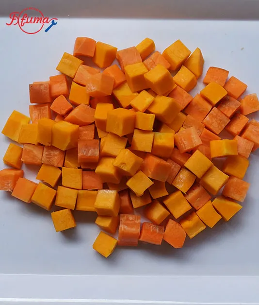 pumpkin dicing machine