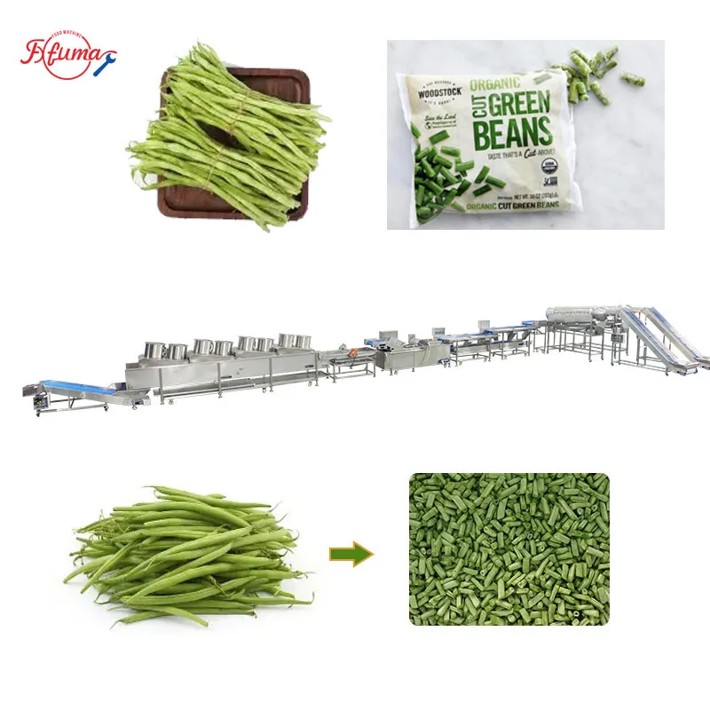 Pre-Cut Green Beans Processing Line Pre-Cut Green Beans Processing Line