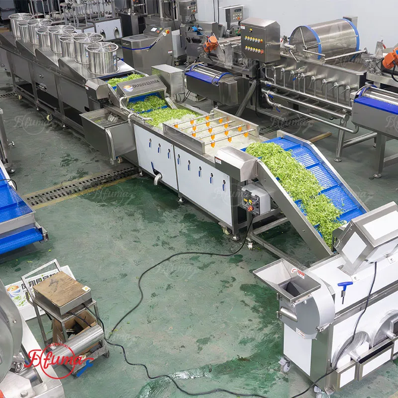 Ready-to-Eat Fresh Vegetable Process Line 800–1500kg/h