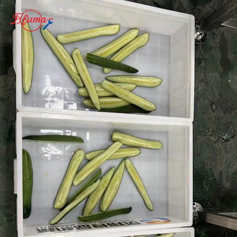 Eggplant Cucumber Lengthwise Halving & Quartering Machine