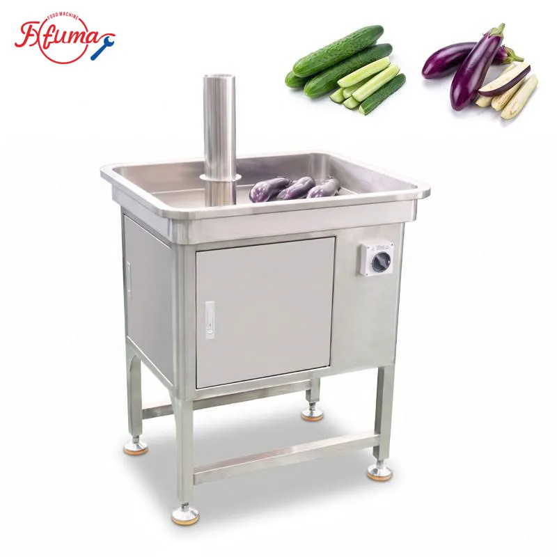 Eggplant Cucumber Lengthwise Halving & Quartering Machine