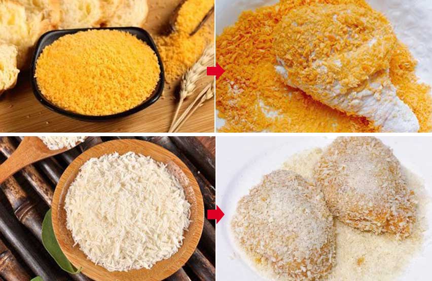 Automatic batter-breading machine for fried chicken