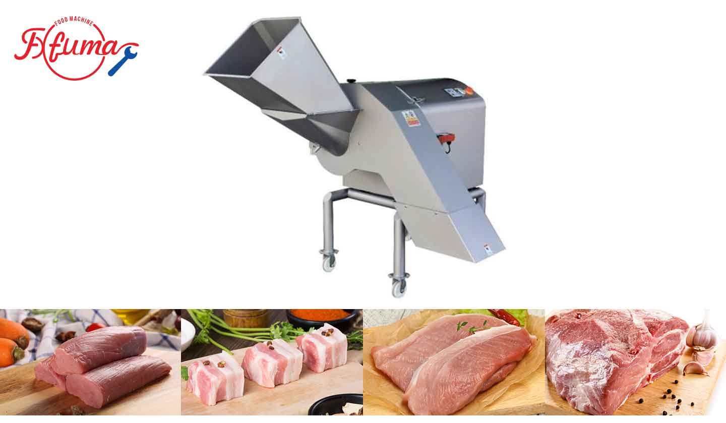 Frozen meat dicing machine cube meat dicing machine