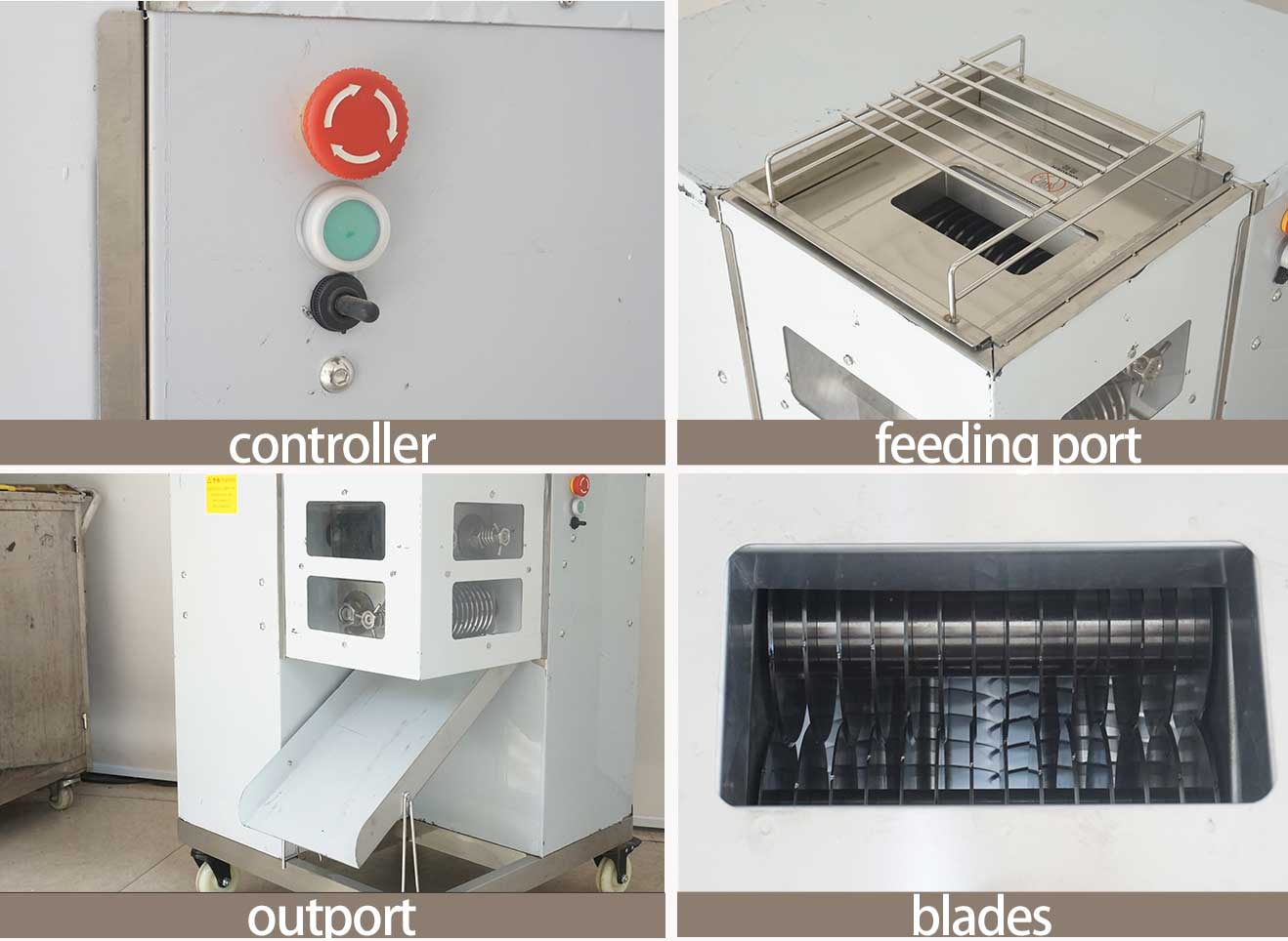 QW-10 Meat strips cutter machine