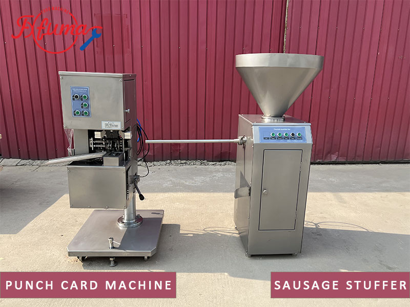 Electric vertical sausage stuffer machine