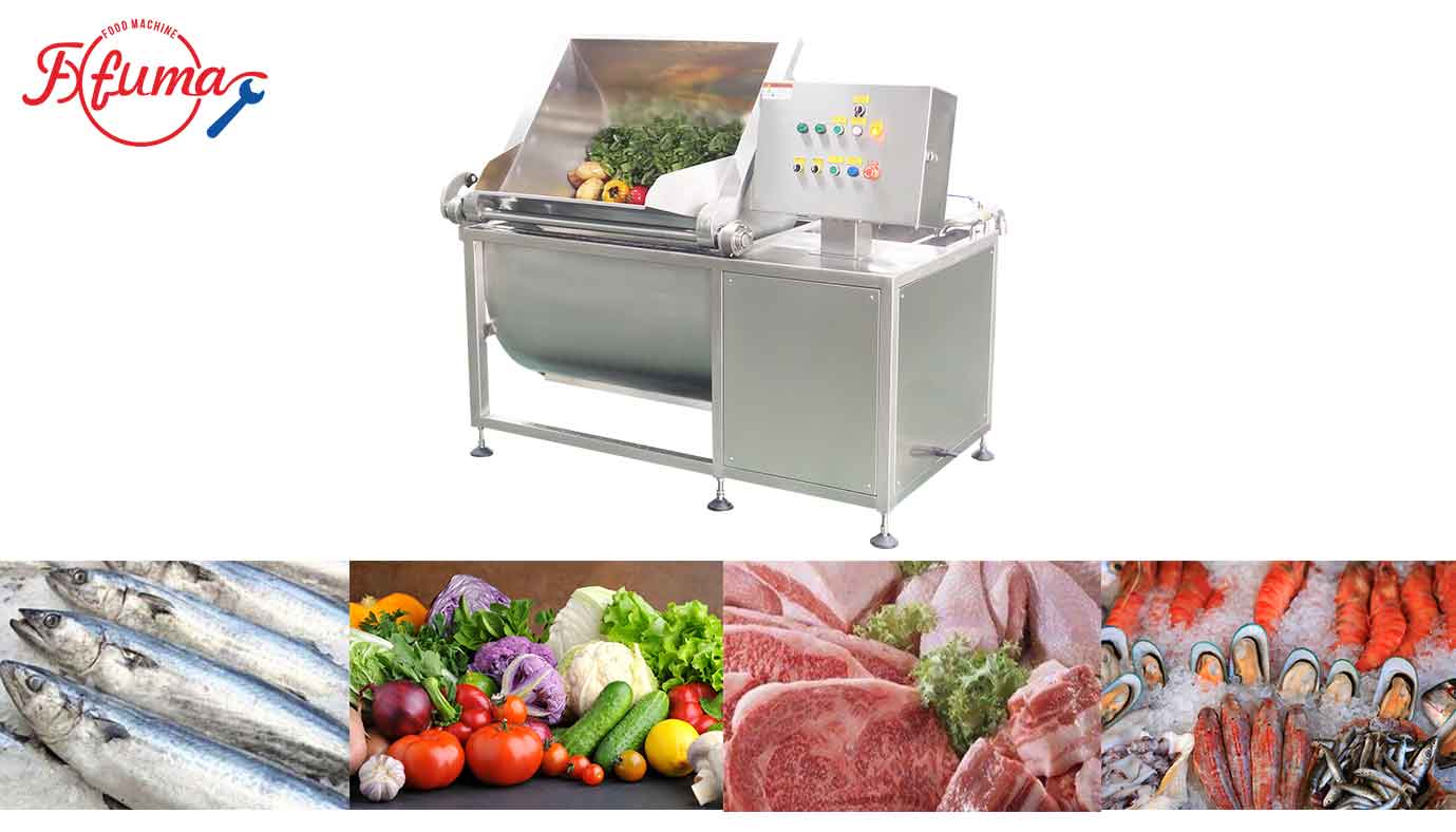 FXC-70 Flip-Type Shrimp Fish Cleaning Machine