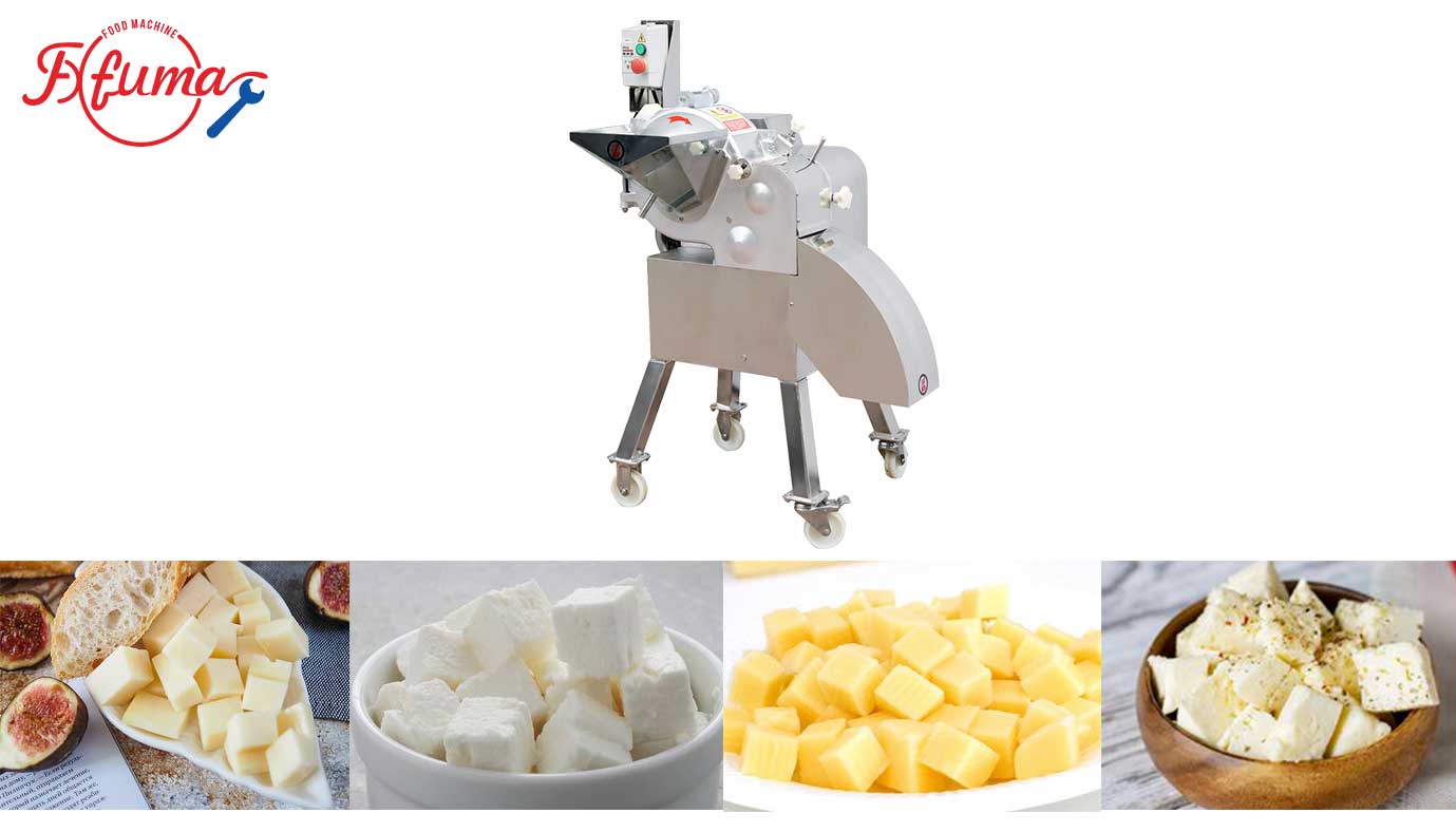 Cheese cubes dicer machine
