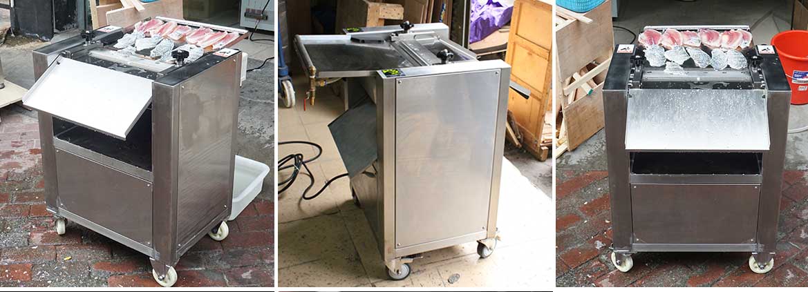 FGB-400 Fish skinning machine fish skin peeling machine