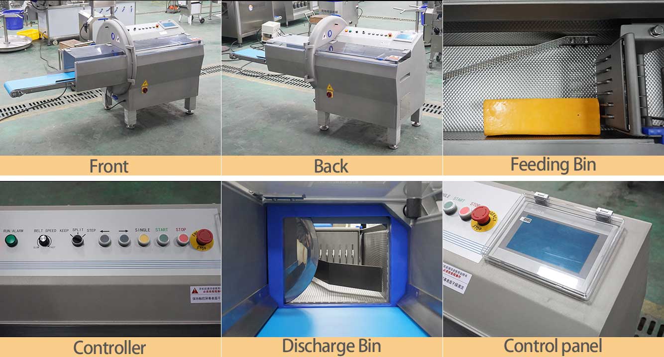 Automatic slicer for cheese