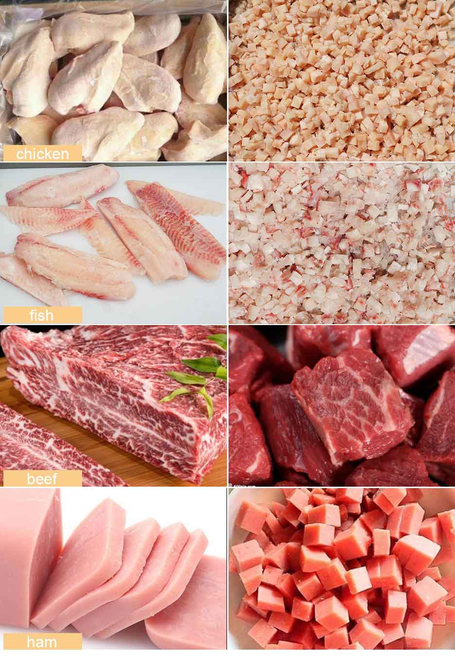 Commercial Meat Cubes Dicer Machine