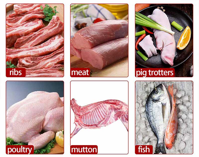 Heavy-duty cutter machine for ribs/poultry/meat/mutton/beef