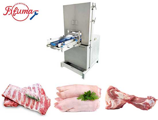Automatic five-section ribs cutter machine Pig trotters portion machine