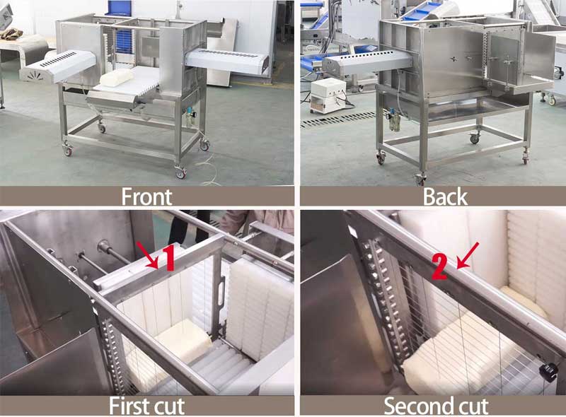 FCH-2 Two-stages cheese cutter machine Cheese Cubers