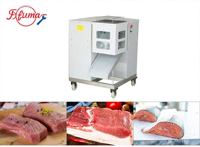 QW-10 Meat strips cutter machine Meat shredding machine