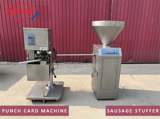 Electric vertical sausage stuffer machine