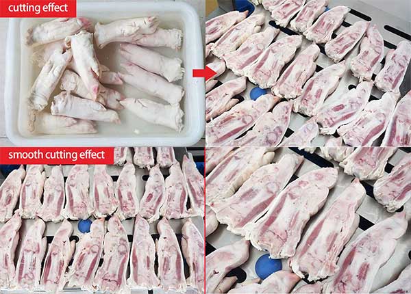 Pig trotters middle splitter Pork knuckle dividing machine