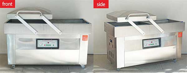 Double chamber food vacuum packing machine vacuum sealer machine