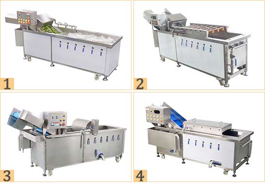 WA-1000 Commercial Vegetable Washer with Impurity Removal Drum