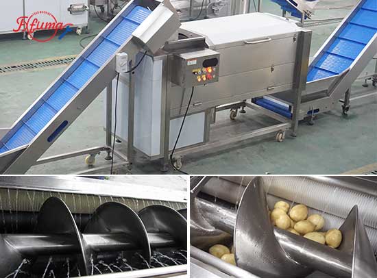Commercial Potato Process Solution-Washing,Peeling,Cutting