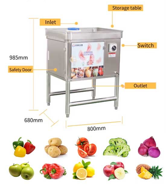 Electric Fruit Vegetable Wedger For Potato Cucumber Onion Lemon Apple