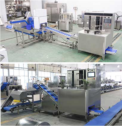 3 in 1 Automatic Melon Vegetable Topper Tailer Peeler and Separator Machine - For Zucchini Taro Dasheen Squash