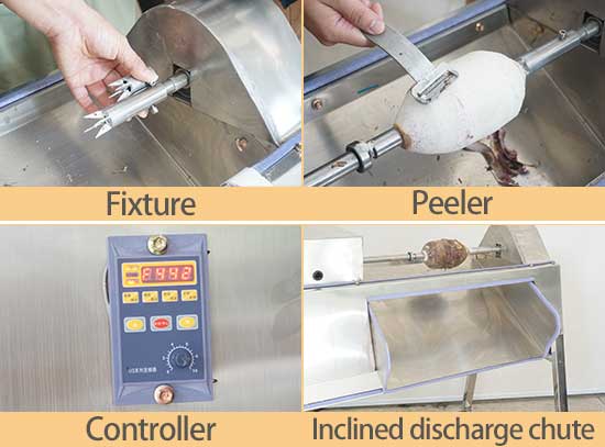 FXP-11 Semi-Automatic Peeler for Vegetable and Fruit