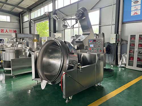 Gas/Electric Heating Jacketed Kettle Cooking Machine