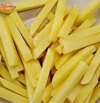 Automatic Fresh/Frozen French Fries Production Line - Washing, Peeling, Sorting, Cutting, Dewatering