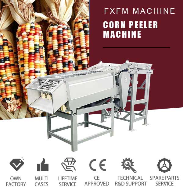 High Output Automatic Fresh Corn Dehusking Machine - 4-11T/H