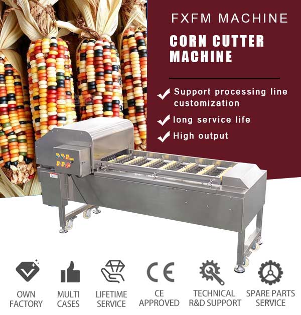 Industrial Fresh Corn Cob Cutter Machine industrial Sweet Corn Segment Cutter