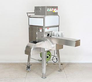 Small Scale Fresh Sweet Corn Kernel Thresher Blancher Dewater Machine