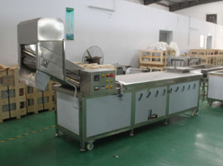 Small Scale Fresh Sweet Corn Kernel Thresher Blancher Dewater Machine