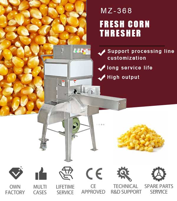 Commercial Fresh Corn Sheller Machine Maize Thresher
