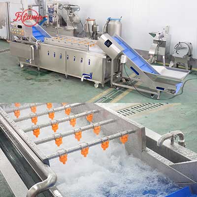 Small and Medium Scale Peeled Garlic Processing Machine Garlic Separator Peeler Washer Air-Dryer Machine