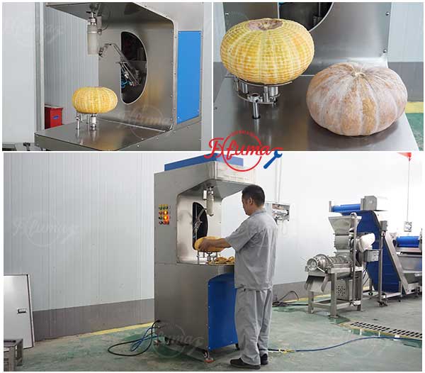 Speedy Commercial Big Flat Pumpkin Peeler Machine