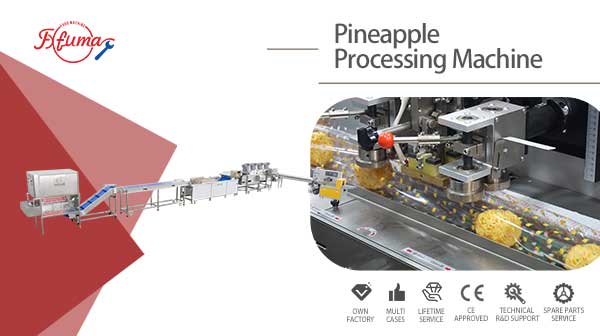 Baby Pineapple Peeling End-Cutting Washing and Packaging Machine