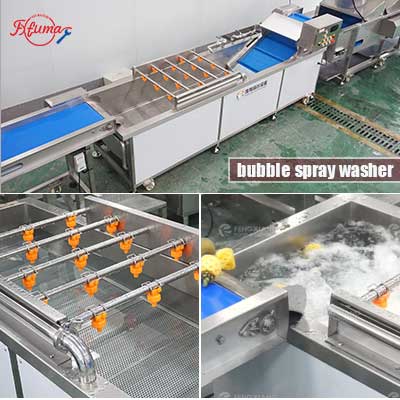 Baby Pineapple Peeling End-Cutting Washing and Packaging Machine