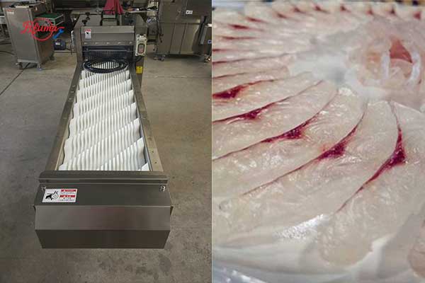 Horizontal Diagonal and Straight Cut Fresh Fish Slicer Machine