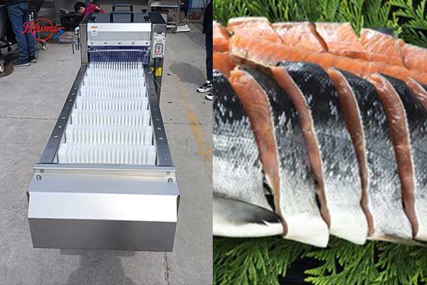 Horizontal Diagonal and Straight Cut Fresh Fish Slicer Machine