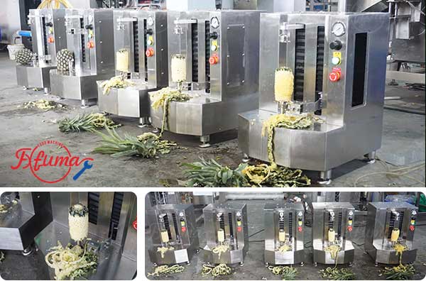 Space-Saving Commercial Tabletop Fruit Peeler Mango Coconut Papaya Pineapple Peeling Machine