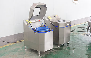 Vegetable Processing Line - Cabbage Cutting, Washing and Spin Drying Machine