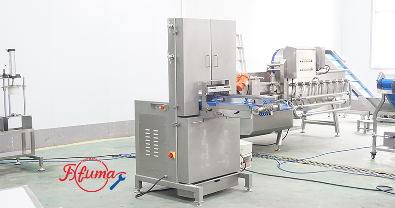 4-Saw Automatic Pork Chop Cutting Machine for Strip
