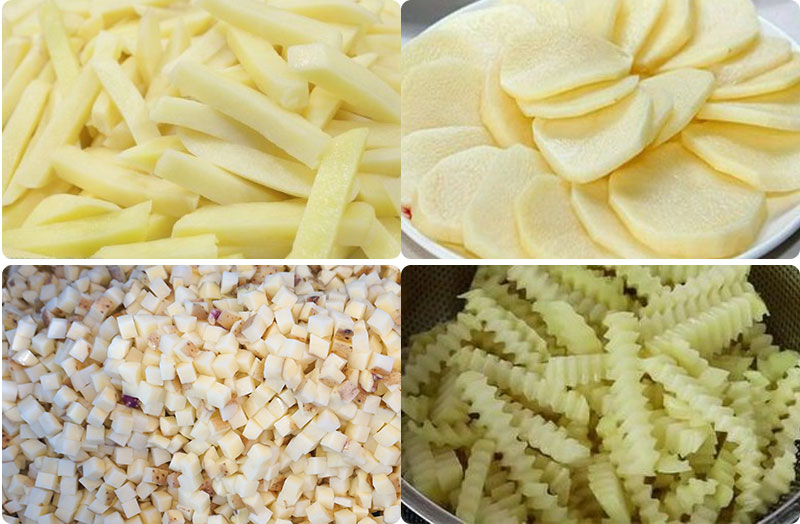 Automatic Fresh/Frozen French Fries Production Line - Washing, Peeling, Sorting, Cutting, Dewatering