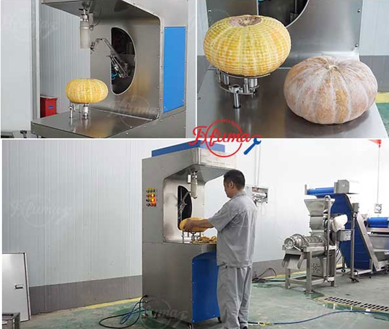 Speedy Commercial Big Flat Pumpkin Peeler Machine