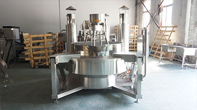 500L Gas/Electric Heating Jacketed Kettle Cooking Machine