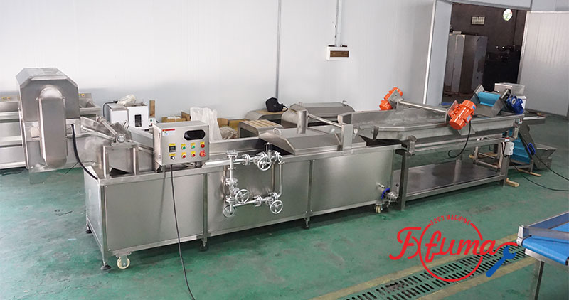 Small Scale Fresh Sweet Corn Process Line - Kernel Thresher, Blancher, Dewater Machine
