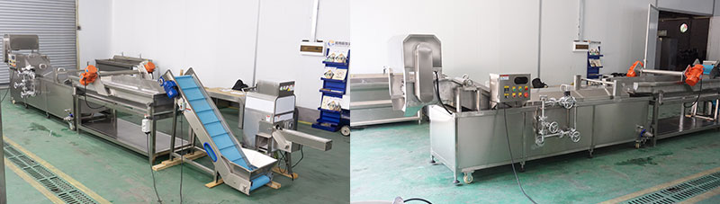 Small Scale Fresh Sweet Corn Process Line - Kernel Thresher, Blancher, Dewater Machine