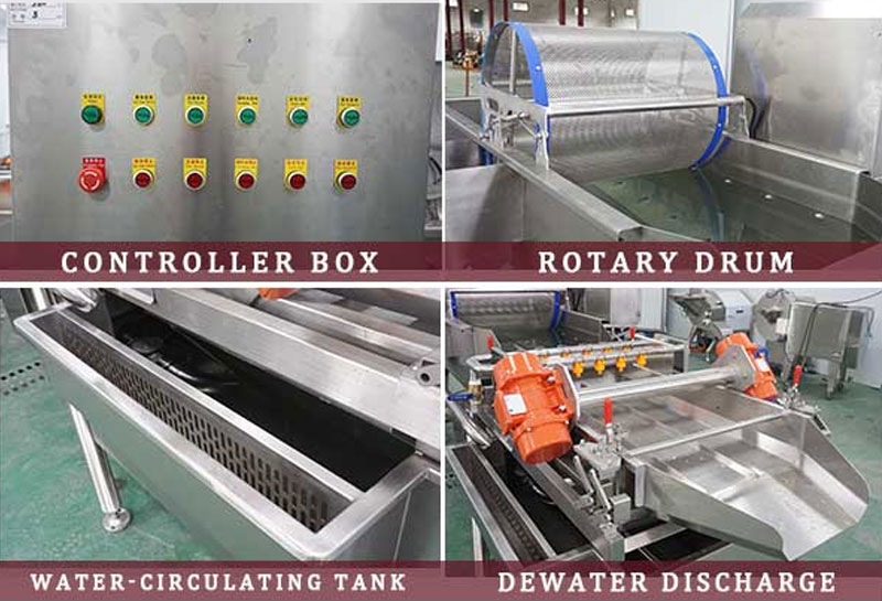 Vortex Lettuce Arugula Salad Vegetable Washer Machine with Debris Removal Drum XWA-1300